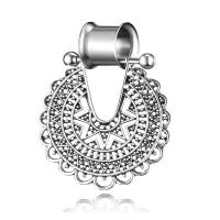 Fashion Piercing Tunnel, Zinc Alloy, plated & for woman 