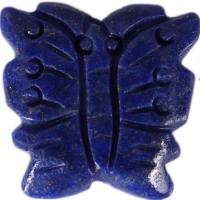 Perles de pierre lasurite naturelles, Lapis lazuli, papillon, DIY & normes différentes pour le choix, bleu, Vendu par PC