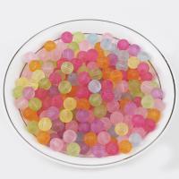 Acrylic Jewelry Beads, Round & DIY, mixed colors, 10mm 