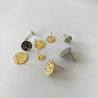 Stainless Steel Earring Drop Component, 304 Stainless Steel, plated, DIY 