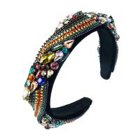 Hair Bands, Flannels, with Glass Rhinestone, Baroque style & for woman 