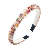 Hair Bands, Cloth, with Crystal, Korean style & for woman 