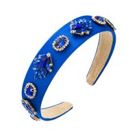 Hair Bands, Cloth, with Glass Rhinestone, Geometrical Pattern, Baroque style & for woman 