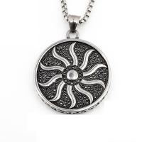 Titanium Steel Sweater Necklace, fashion jewelry & for man & with rhinestone Approx 23.62 Inch 