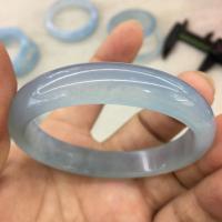 аквамарин браслет на запястье/щиколотку, Кольцевая форма, полированный, Женский, цвет морской голубой, inner 53~58mm, продается PC