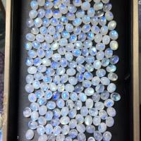 Moonstone Cabochon, Oval, polished, DIY, white Approx 