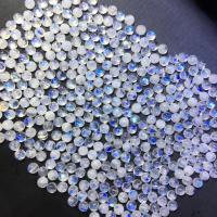 Moonstone Cabochon, Round, polished, DIY, white, 4mm, Approx 