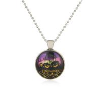 Halloween Necklace, Zinc Alloy, platinum color plated, Halloween Design & for woman Approx 23.62 Inch 