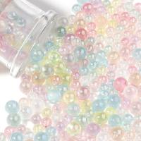 Technique mixte acrylique bijoux perles, DIY & normes différentes pour le choix & mélangé & aucun trou, plus de couleurs à choisir, Vendu par sac