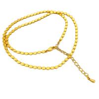 Brass Jewelry Necklace, with 5.5cm extender chain, plated, for woman Approx 41.5 cm 