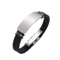 Silicone Jewelry Bracelets, Unisex 220mm 