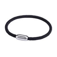 Milan Cord Bracelet, with 316 Stainless Steel, polished, fashion jewelry & Unisex 4mm 