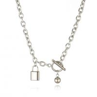 Zinc Alloy Necklace, platinum plated, fashion jewelry & Unisex, original color, 500mm 