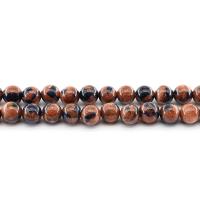 Goldstein Perlen, Goldsand, rund, poliert, DIY & verschiedene Größen vorhanden, gemischte Farben, Länge:ca. 38 cm, verkauft von Strang