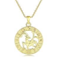 Brass Jewelry Necklace, with 1.97inch extender chain, 14K gold plated, fashion jewelry & for woman, golden, 21mm Approx 15.35 Inch 