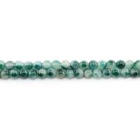 Light Mottle Green Jade Beads, Round, polished, DIY, green, 10mm, Approx 