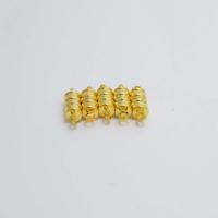 Brass Magnetic Clasp, Column, plated, DIY & with magnetic 6mm 