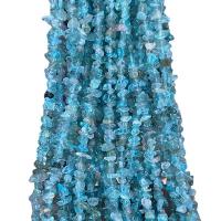 Apatit Perlen, Apatite, Unregelmäßige, poliert, DIY, blau, 3x5mm, Länge:ca. 80 cm, ca. 300PCs/Strang, verkauft von Strang