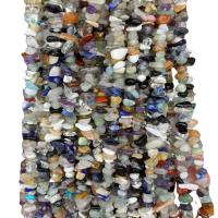 Gemstone Chips, irregular, polished, DIY, mixed colors Approx 80 cm, Approx 