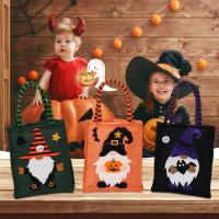 Linen Halloween Handbag, Halloween Design 