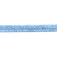 Gefärbter Marmor Perlen, rund, poliert, DIY & facettierte, seeblau, 6mm, ca. 62PCs/Strang, verkauft von Strang