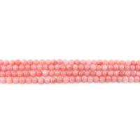 Gefärbter Marmor Perlen, rund, poliert, DIY, Rosa, 6mm, ca. 62PCs/Strang, verkauft von Strang