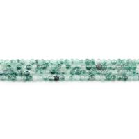 Jade Léger Vert Jade goutte, Rond, poli, DIY, vert, 4mm, Environ Vendu par brin