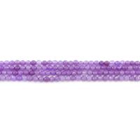Gefärbter Marmor Perlen, rund, poliert, DIY & facettierte, violett, 4mm, ca. 90PCs/Strang, verkauft von Strang