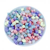 Solid Color Acrylic Beads, DIY & faceted 14mm Approx 2mm 