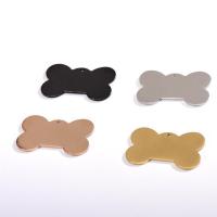 Stainless Steel Pendants, 304 Stainless Steel, Dog Bone, Vacuum Ion Plating, for Pet Dog 