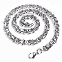 Edelstahl Kette Halskette, keine, 6mm, Länge:ca. 21.5 ZollInch, verkauft von Strang