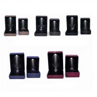 Leather Jewelry Set Box, PU Leather, durable & with LED light 