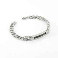 Stainless Steel Charm Bracelet, 304 Stainless Steel, Vacuum Ion Plating, fashion jewelry & Unisex Approx 7.87 Inch 