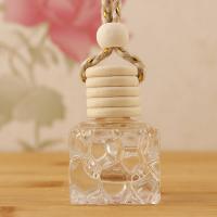 Glass Bottle Pendant, with wood cap, Perfume Bottle, Mini 47mm Approx 20 cm 