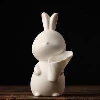 Porcelain Decoration, Rabbit, handmade, for home and office & durable 