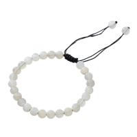 Moonstone Bracelet, with Knot Cord, Round, fashion jewelry & for woman cm 