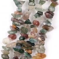 Natürliche Indian Achat Perlen, Indischer Achat, Unregelmäßige, DIY & verschiedene Größen vorhanden, gemischte Farben, Länge:ca. 16 ZollInch, verkauft von Strang