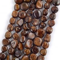 Bronzit Stein Perlen, Unregelmäßige, DIY, gemischte Farben, 8-10mm, Länge:ca. 37-39 cm, verkauft von Strang