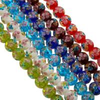 Inner Flower Lampwork Beads, Round, DIY Approx 14 Inch 