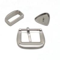 Zinc Alloy Belt Buckle, plated, three pieces & DIY 30mm 