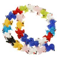 Animal Lampwork Beads, random style & DIY & mixed, Random Color 