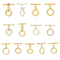 Zinc Alloy Toggle Clasp, gold color plated, DIY Approx 