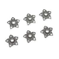 Zinc Alloy Bead Caps, Flower, antique silver color plated, DIY, 13.5mm, Approx 