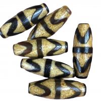 Natural Tibetan Agate Dzi Beads, vintage & DIY & effloresce 