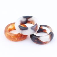Resin Finger Ring, fashion jewelry & for woman Inner Approx 18.3mm 