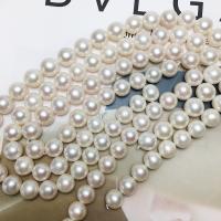 Round Cultured Freshwater Pearl Beads, DIY, white, 10-11mm Approx 15.94 Inch 