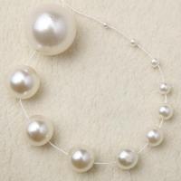 Perles en plastique ABS, Plastique ABS perle, Rond, DIY & normes différentes pour le choix, blanc Vendu par sac