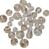 Imitierter Bernstein Harz Perlen, rund, Epoxidharzklebstoff, DIY & verschiedene Größen vorhanden, klar, verkauft von Tasche