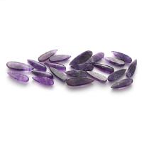 Amethyst Cabochon, Teardrop, hand polished purple 