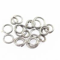 Stainless Steel Open Jump Ring, 304 Stainless Steel, machine polishing original color 
